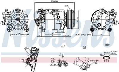 Компрессор, кондиционер NISSENS 891019