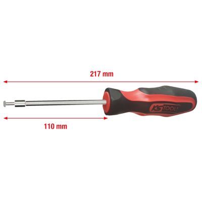Atvien. stangas, Durvju/Stikla pacēlāja roktura fiksators KS TOOLS 150.1628