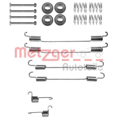 Комплектующие, тормозная колодка METZGER 105-0021