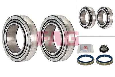 Riteņa rumbas gultņa komplekts Schaeffler FAG 713 6780 10