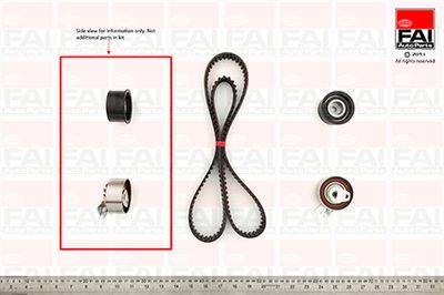 Комплект ремня ГРМ FAI AutoParts TBK435