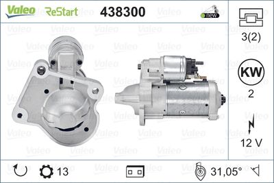 Стартер VALEO 438300