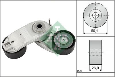Натяжитель ремня, клиновой зубча Schaeffler INA 534093710