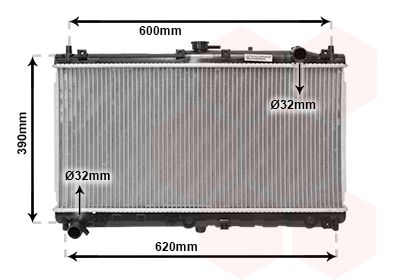 Radiators, Motora dzesēšanas sistēma VAN WEZEL 27002138