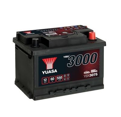 YUASA YBX3075 Startera akumulatoru baterija