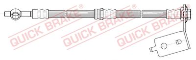 Bremžu šļūtene QUICK BRAKE 50.818