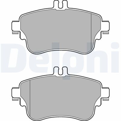 Комплект тормозных колодок, дисковый тормоз DELPHI LP2442
