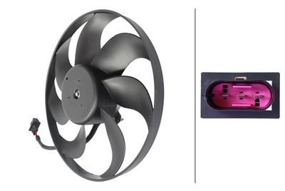 Вентилятор, охлаждение двигателя HELLA 8EW 366 420-311