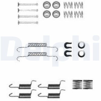 Piederumu komplekts, Stāvbremzes mehānisma bremžu loks DELPHI LY1367