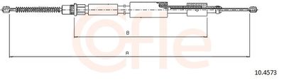 Тросик, cтояночный тормоз COFLE 92.10.4573
