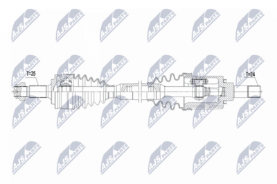 Приводной вал NTY NPW-PE-121