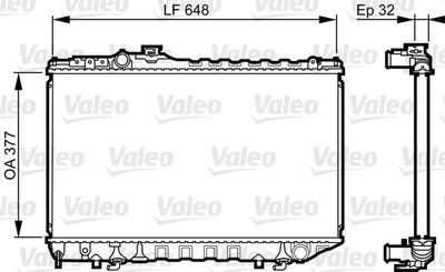 Radiators, Motora dzesēšanas sistēma VALEO 731715