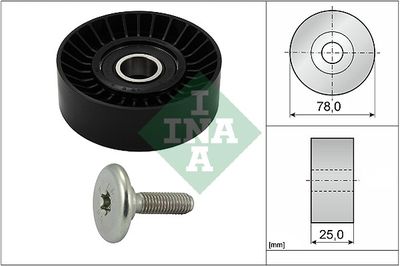 Паразитный / ведущий ролик, поликлиновой ремень Schaeffler INA 532 0439 10