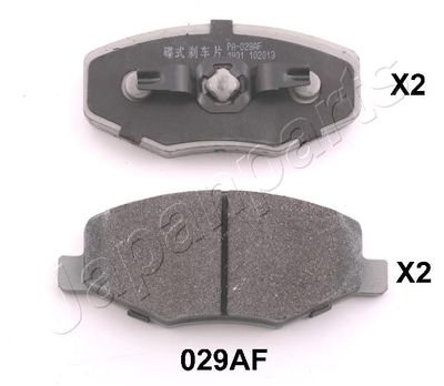 Bremžu uzliku kompl., Disku bremzes JAPANPARTS PA-029AF