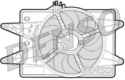 Ventilators, Motora dzesēšanas sistēma DENSO DER09024