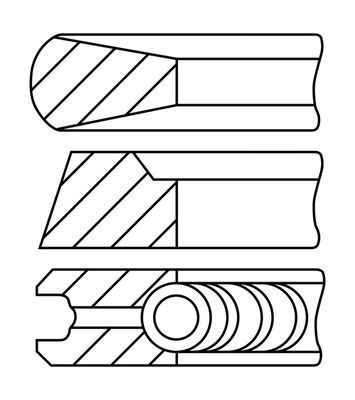 Virzuļa gredzenu komplekts FAI AutoParts PR27-000
