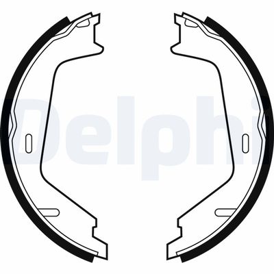 Комплект тормозных колодок DELPHI LS1884
