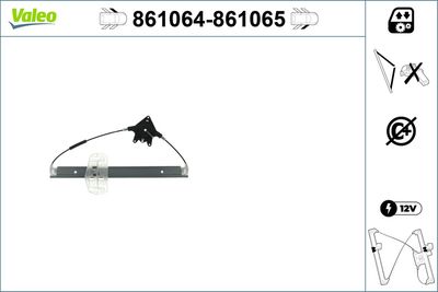 Стеклоподъемник VALEO 861064