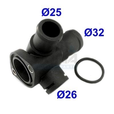 Фланец охлаждающей жидкости MEAT & DORIA 93106