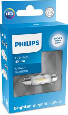 Kvēlspuldze, Salona telpas apgaismojums PHILIPS 11866WU60X1