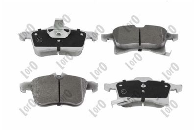 Комплект тормозных колодок, дисковый тормоз ABAKUS 231-01-005