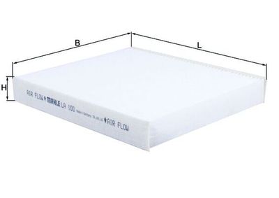 Фильтр, воздух во внутренном пространстве MAHLE LA 100