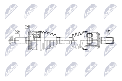 Приводной вал NTY NPW-HY-667