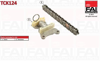 Комплект цели привода распредвала FAI AUTOPARTS TCK124