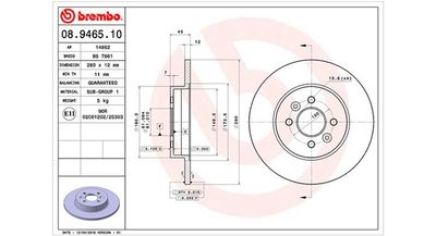 Тормозной диск MAGNETI MARELLI 360406044100