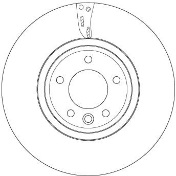 Тормозной диск TRW DF6954S