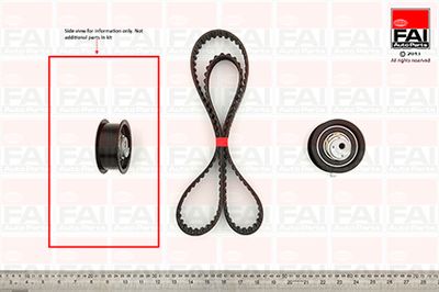 Комплект ремня ГРМ FAI AutoParts TBK96