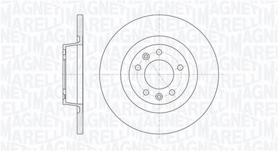 Тормозной диск MAGNETI MARELLI 361302040105