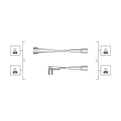 Augstsprieguma vadu komplekts MAGNETI MARELLI 941319170097