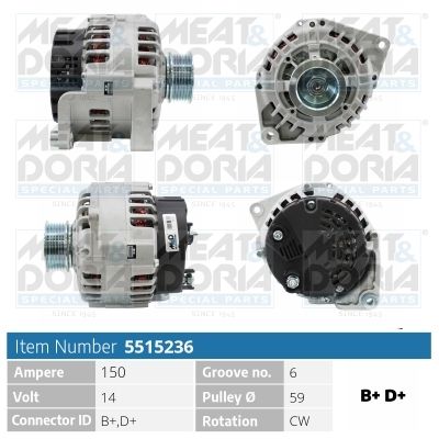 Генератор MEAT & DORIA 5515236