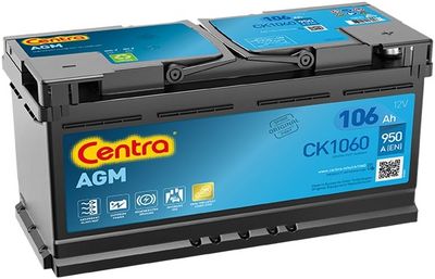 Стартерная аккумуляторная батарея CENTRA CK1060