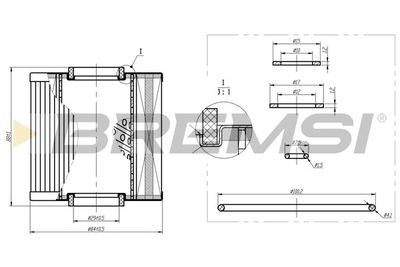 Масляный фильтр BREMSI FL1289