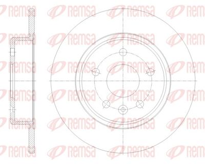 Тормозной диск REMSA 61792.00