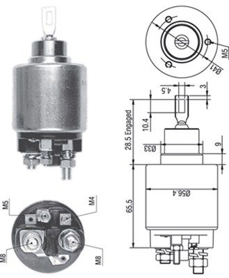Ievilcējrelejs, Starteris MAGNETI MARELLI 940113050268