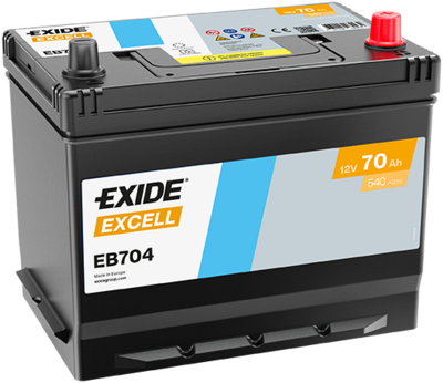 Стартерная аккумуляторная батарея EXIDE EB704