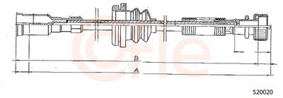 Тросик спидометра COFLE 92.S20020