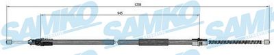 Тросик, cтояночный тормоз SAMKO C0705B