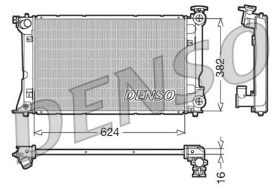 Radiators, Motora dzesēšanas sistēma DENSO DRM50018