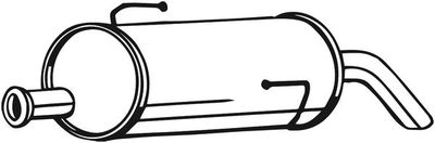 Глушитель выхлопных газов конечный BOSAL 190-137