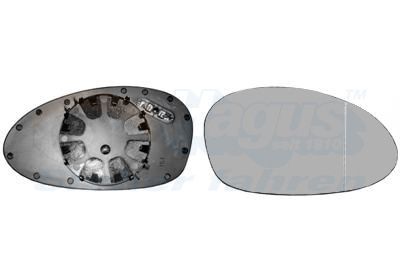Зеркальное стекло, наружное зеркало VAN WEZEL 0657836