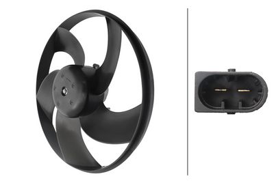 Вентилятор, охлаждение двигателя HELLA 8EW 366 420-251