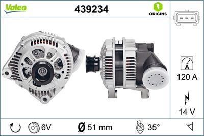 Ģenerators VALEO 439234