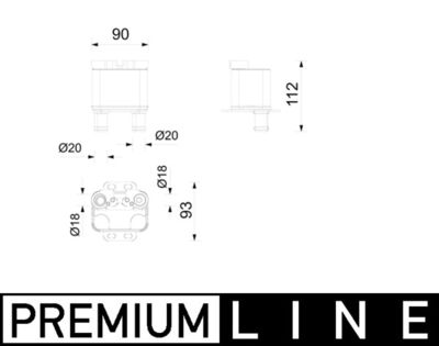 MAHLE ACH4000P Dzesinātājs