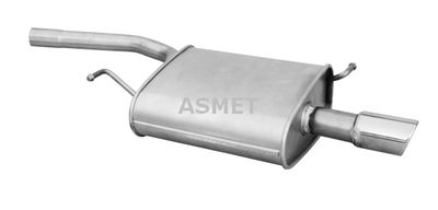Глушитель выхлопных газов конечный ASMET 06.016