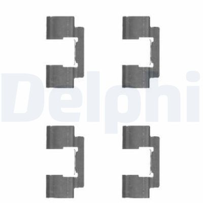 Piederumu komplekts, Disku bremžu uzlikas DELPHI LX0481
