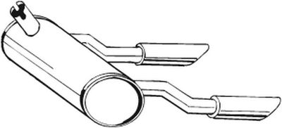 Izplūdes gāzu trokšņa slāpētājs (pēdējais) BOSAL 185-582